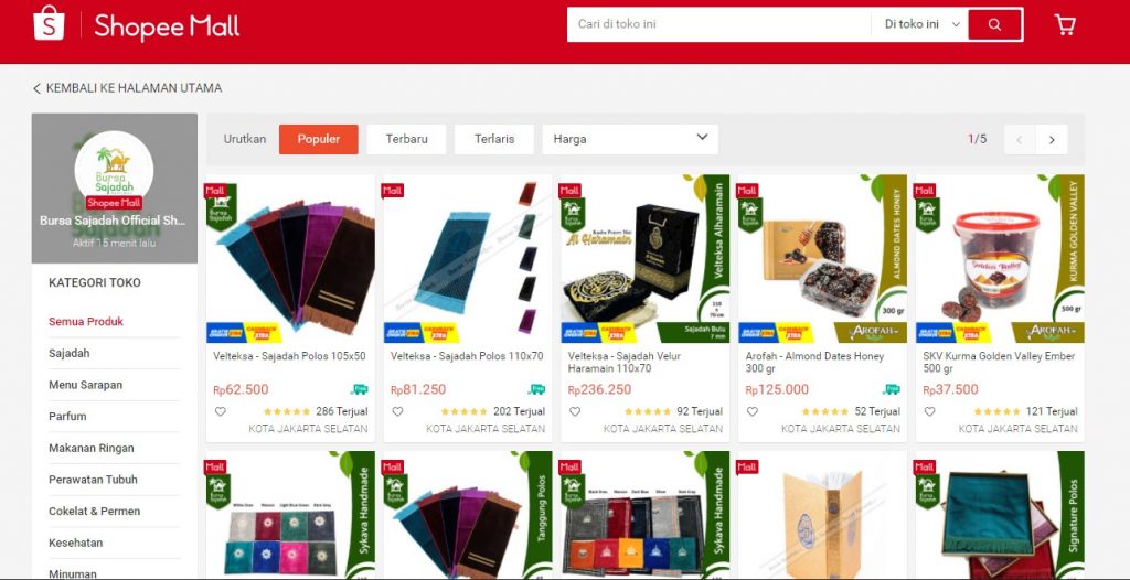Shopee jadi platform yang paling banyak digunakan pada Ramadhan 2021